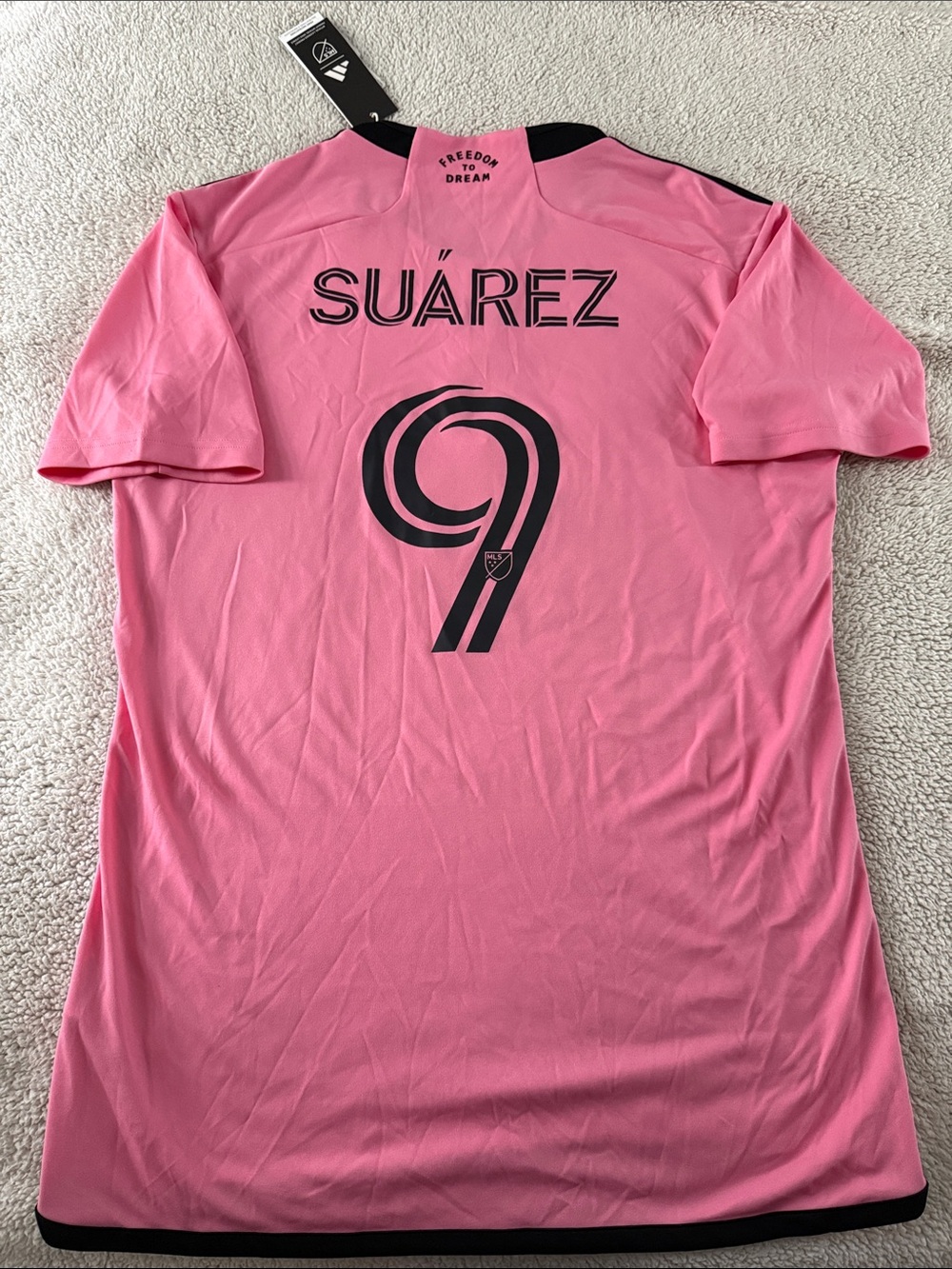 Inter Miami #9 Luis Suarez 🇺🇾 2024-25 MLS Home Adidas Jersey